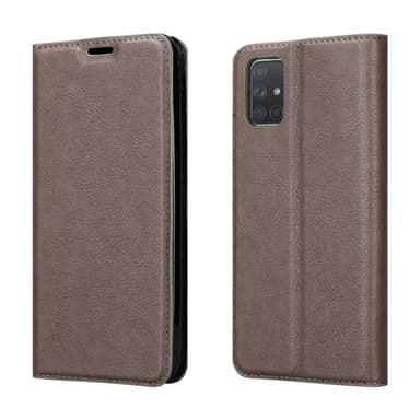 Samsung Galaxy A71 5G lommebokdeksel case (brun)
