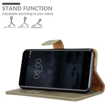 Nokia 8 2017 lommebokdeksel etui (brun)