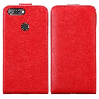 ZTE Blade V9 deksel flip cover (rød)