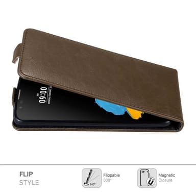 LG STYLUS 2 deksel flip cover (brun)