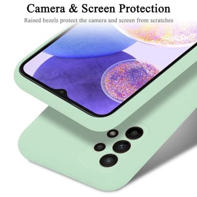 Samsung Galaxy A23 4G silikondeksel case (grønn)