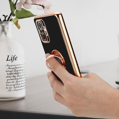 Xiaomi RedMi NOTE 10 PRO silikondeksel case (svart)