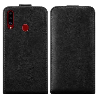 Samsung Galaxy A20s deksel flip cover (svart)