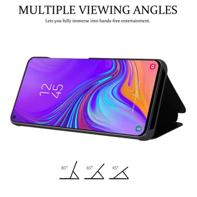 Samsung Galaxy A8s lommebokdeksel etui (svart)