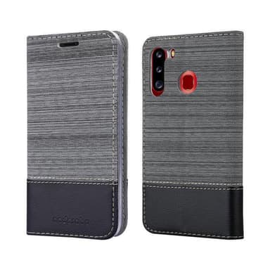 Samsung Galaxy A21 lommebokdeksel etui (grå)