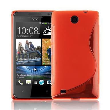 HTC Desire 300 silikondeksel case (rød)