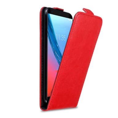 ZTE Blade V9 deksel flip cover (rød)