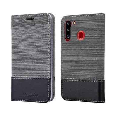 Samsung Galaxy A21 lommebokdeksel etui (grå)