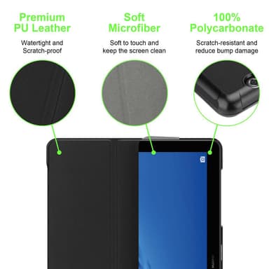 Huawei MediaPad T5 10 (10.1 tomme) deksel til nettbrett