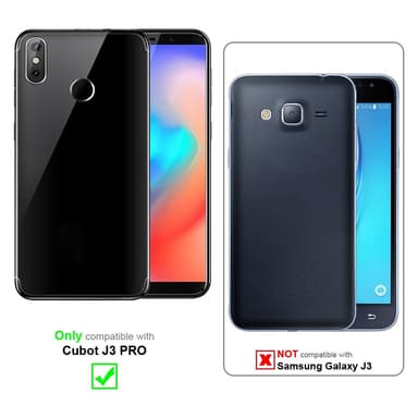 Cubot J3 PRO lommebokdeksel etui (svart)
