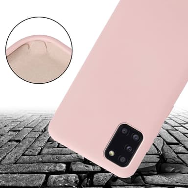 Deksel Samsung Galaxy A31 med Halskjede (rosa)
