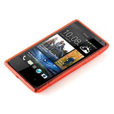 HTC Desire 300 silikondeksel case (rød)