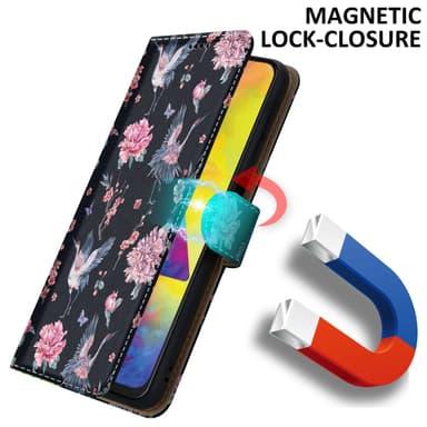 Samsung Galaxy M21 / M30s lommebokdeksel etui (svart)