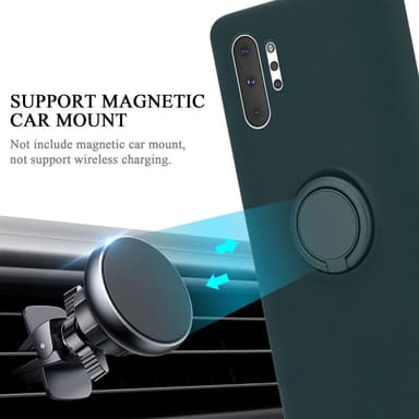 Deksel Samsung Galaxy NOTE 10 PLUS Ring Case (grønn)