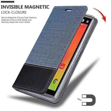 LG V20 lommebokdeksel etui (blå)