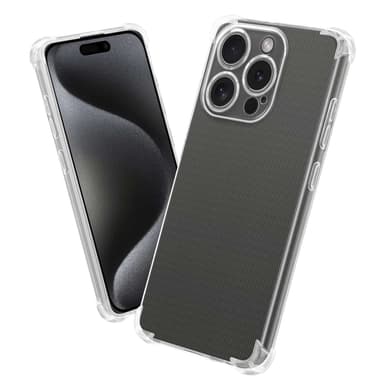 iPhone 15 PRO MAX deksel ultra slim (Genomskinlig)