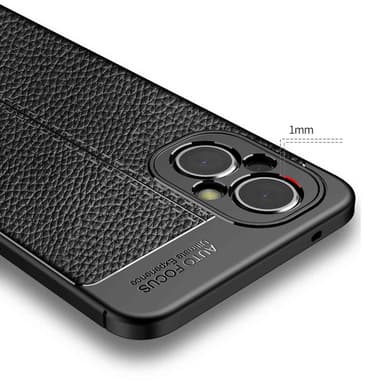OnePlus Nord N200 5G Deksel Kunstskinn (svart)