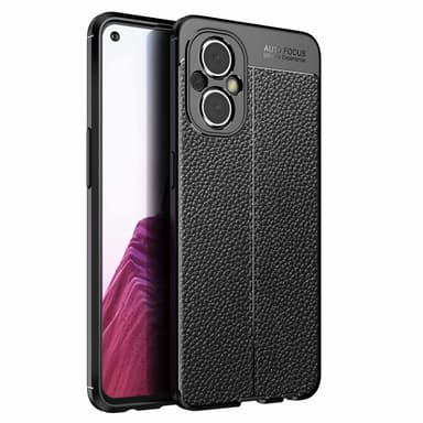 OnePlus Nord N200 5G Deksel Kunstskinn (svart)