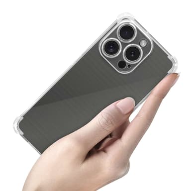iPhone 15 PRO MAX deksel ultra slim (Genomskinlig)