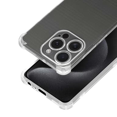 iPhone 15 PRO MAX deksel ultra slim (Genomskinlig)