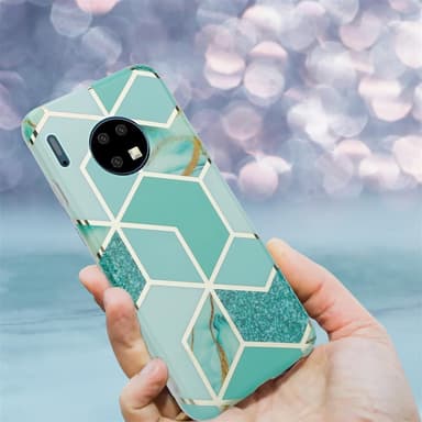 Huawei MATE 30 lommebokdeksel etui (grønn)