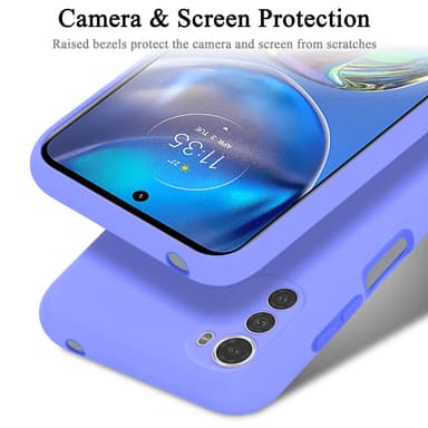 Motorola MOTO E32 4G / E32S silikondeksel case (lilla)