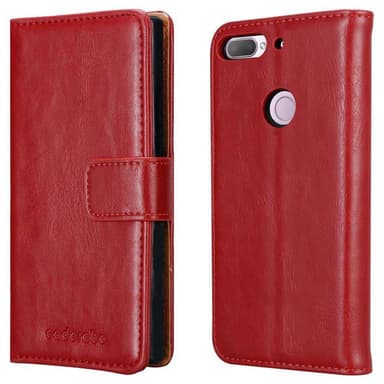 HTC Desire 12 PLUS lommebokdeksel etui (rød)