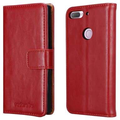 HTC Desire 12 PLUS lommebokdeksel etui (rød)