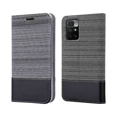 Xiaomi RedMi 10 lommebokdeksel etui (grå)