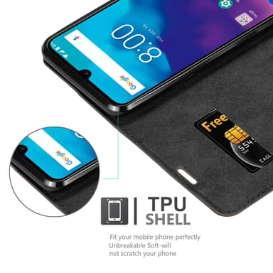 ZTE Blade V10 VITA lommebokdeksel case (brun)