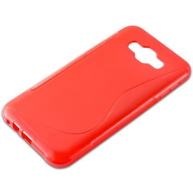 Samsung Galaxy E7 silikondeksel case (rød)