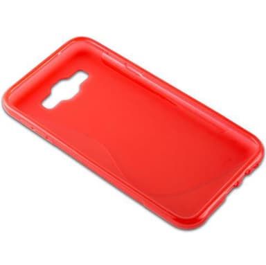 Samsung Galaxy E7 silikondeksel case (rød)