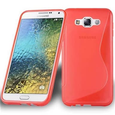 Samsung Galaxy E7 silikondeksel case (rød)