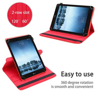 LG G Pad F2 (8.0 tomme) deksel til nettbrett (rød)
