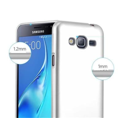 Deksel Samsung Galaxy J3 2016 Case Cover (sølv)