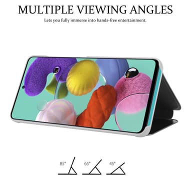 Samsung Galaxy A51 4G / M40s lommebokdeksel etui (sølv)