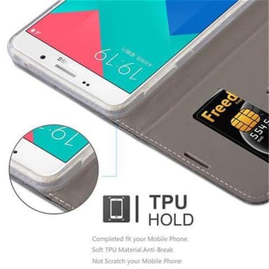 Samsung Galaxy A9 2016 lommebokdeksel etui (grå)
