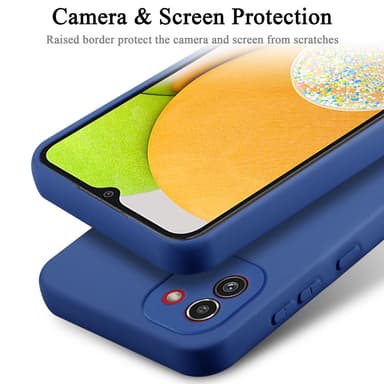 Samsung Galaxy A03 silikondeksel case (blå)