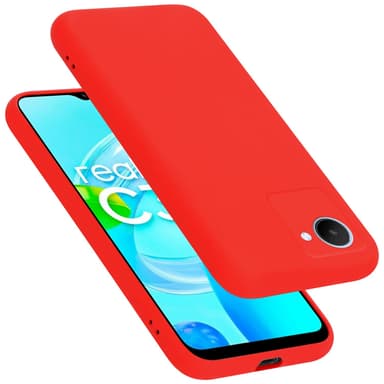 Realme C30 / Narzo 50i PRIME silikondeksel case (rød)