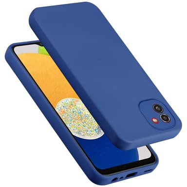 Samsung Galaxy A03 silikondeksel case (blå)