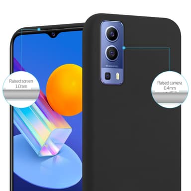 Deksel Vivo Y52 5G / Y72 5G Silikon cover (svart)