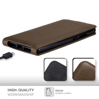 Huawei MATE 8 deksel flip cover (brun)