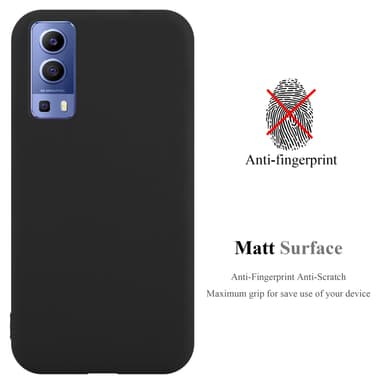 Deksel Vivo Y52 5G / Y72 5G Silikon cover (svart)