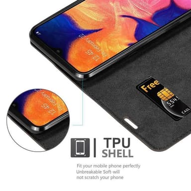 Samsung Galaxy A10 / M10 lommebokdeksel case (brun)