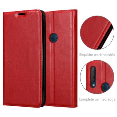 Alcatel 1S 2020 lommebokdeksel case (rød)