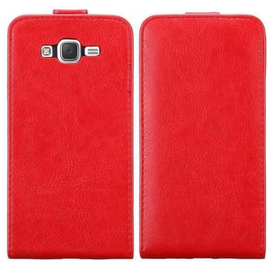 Samsung Galaxy J7 2015 deksel flip cover (rød)