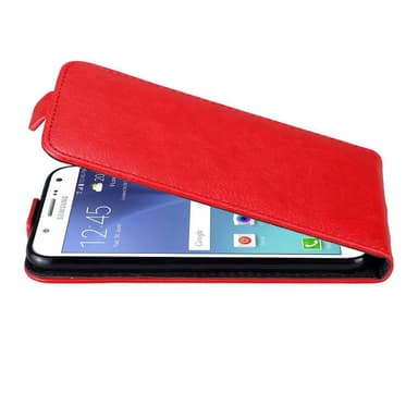 Samsung Galaxy J7 2015 deksel flip cover (rød)
