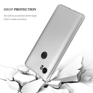 Deksel Google PIXEL 2 XL Case Cover (sølv)