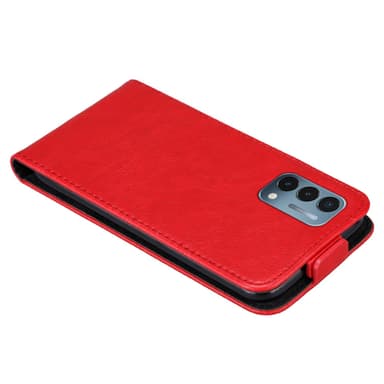 OnePlus Nord N200 5G deksel flip cover (rød)
