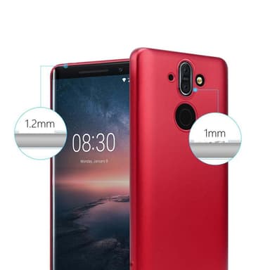 Deksel Nokia 8 Sirocco Case Cover (rød)